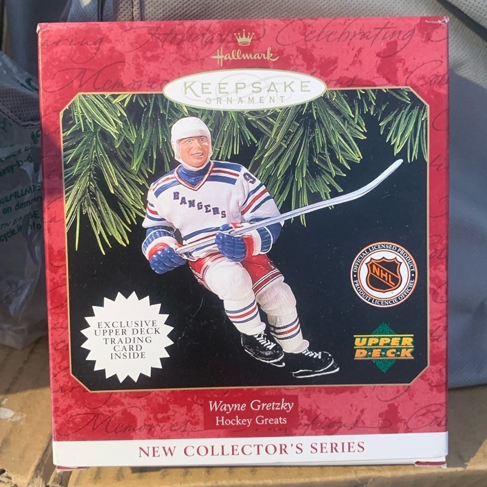🎄NHL Wayne Gretzky Hockey Greats 1997 Hallmark Keepsake Ornament